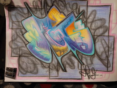 Graffiti Sketch - Photo by Hoe1