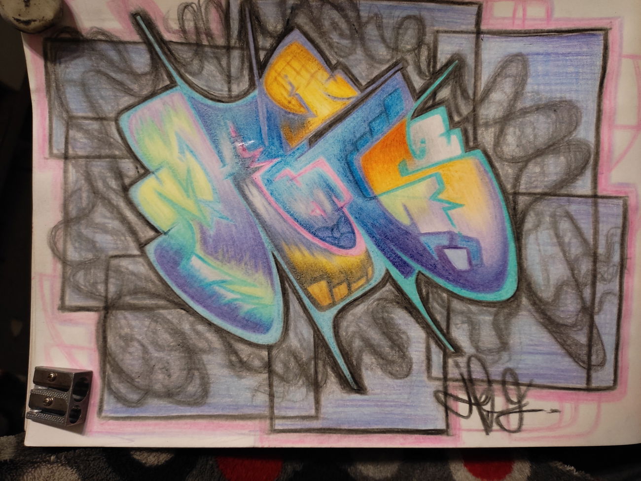 Graffiti Sketch - Photo by Hoe1