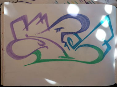 Graffiti Sketch - Photo by Hoe1
