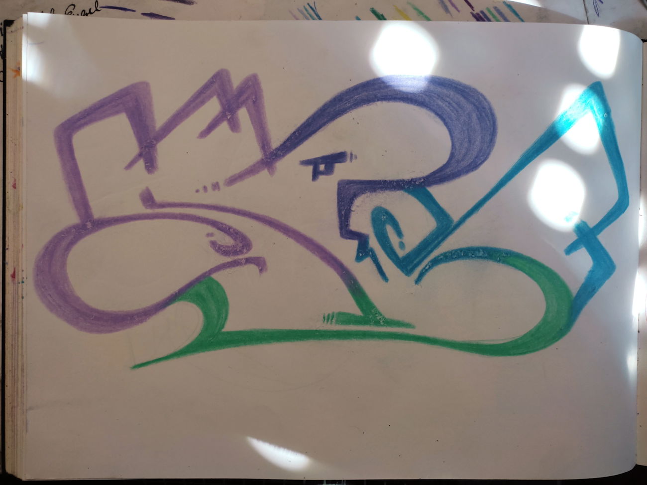 Graffiti Sketch - Photo by Hoe1