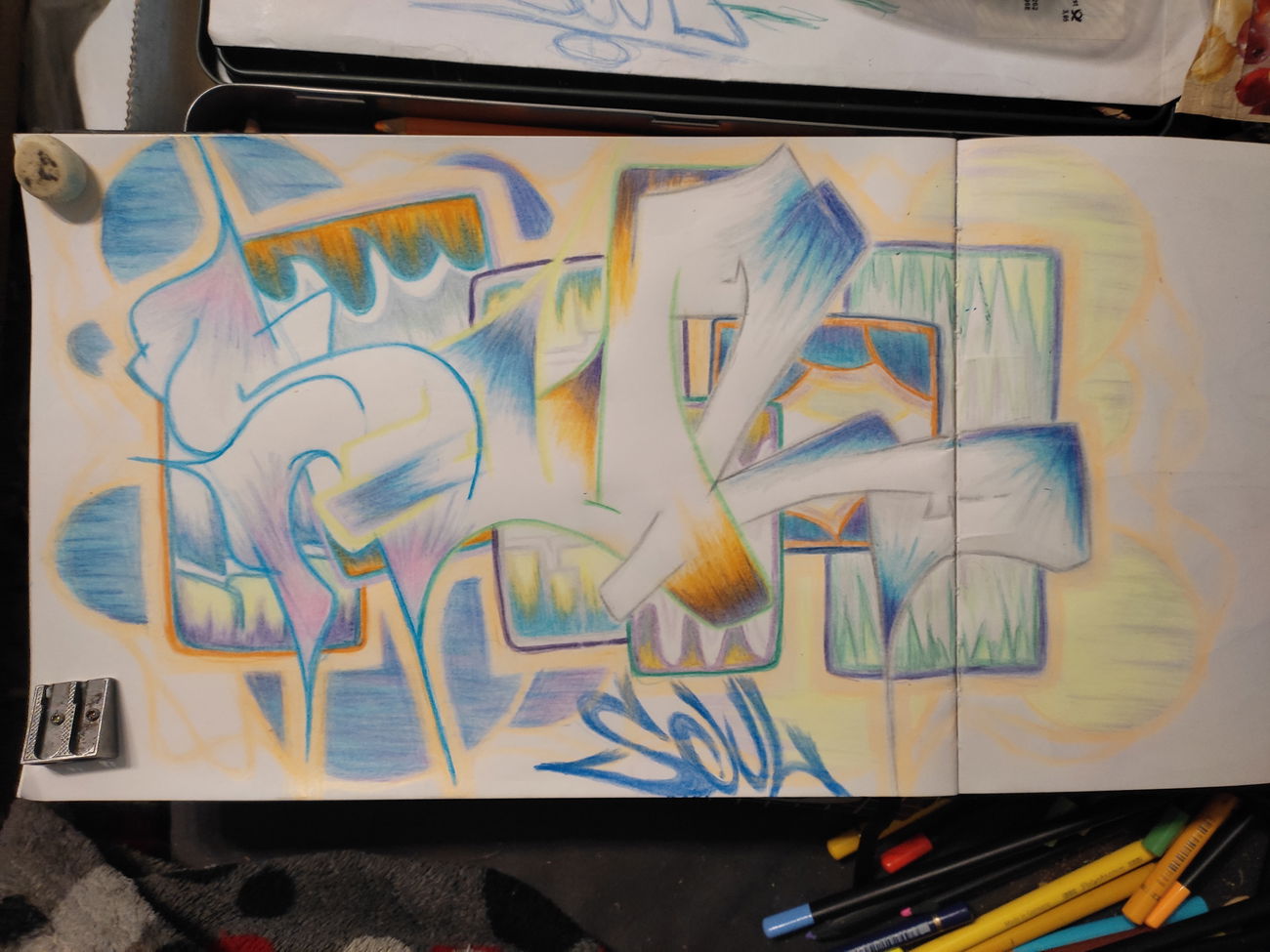 Graffiti Sketch - Photo by Hoe1