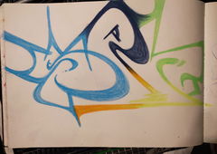 Graffiti Sketch - Photo by Hoe1