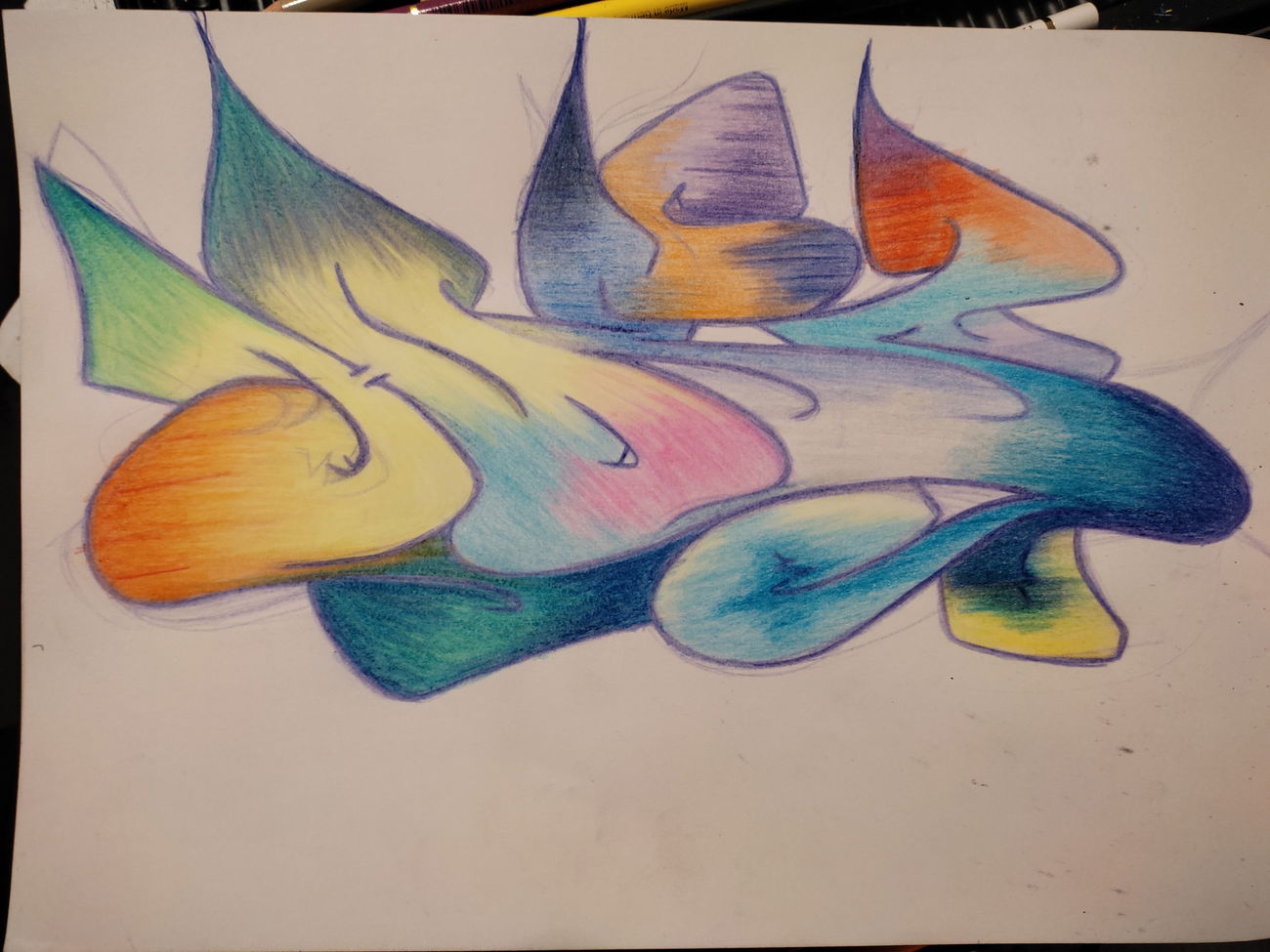 Graffiti Sketch - Photo by Hoe1