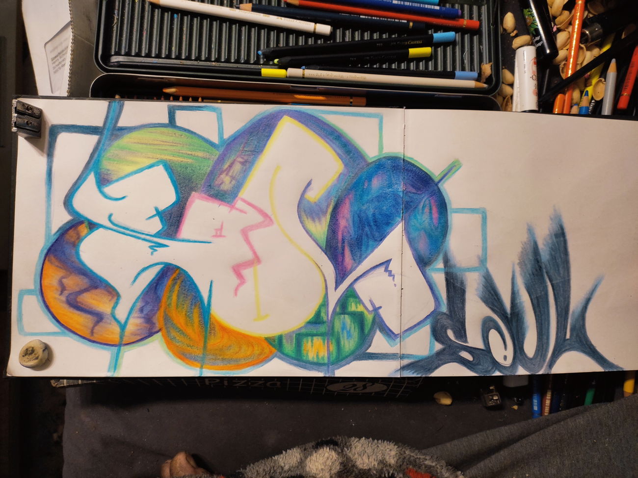 Graffiti Sketch - Photo by Hoe1