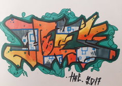 Graffiti Sketch - Photo by Hoe1 (2017)