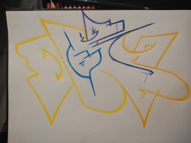 Graffiti Sketch - Photo by Hoe1