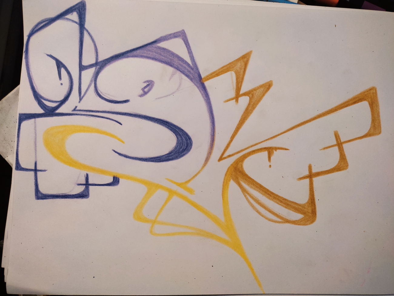 Graffiti Sketch - Photo by Hoe1