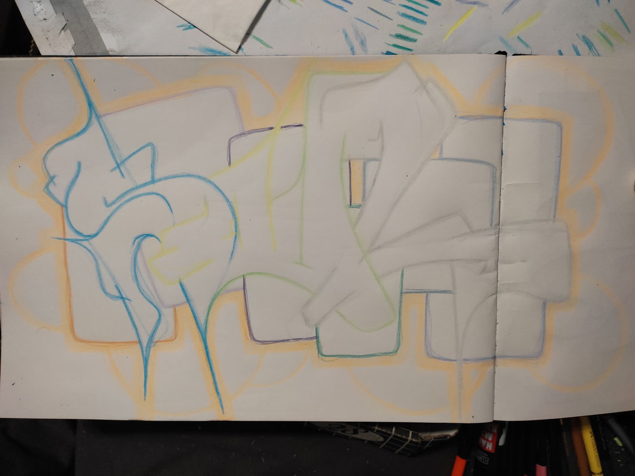 Graffiti Sketch - Photo by Hoe1