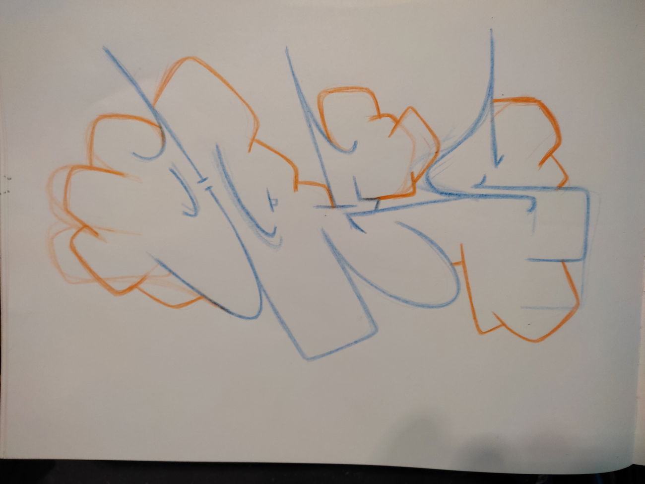 Graffiti Sketch - Photo by Hoe1