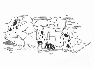 Graffiti Sketch - Photo by Hoek143