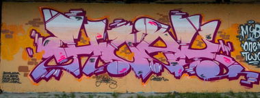 Graffiti Wall in Linz - Photo by Hoek143 - hoek, linz, myb (2013)