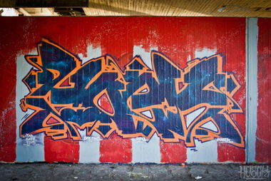 Graffiti Wall in vienna - Photo by Hoek143 - hoek, myb, vienna (2012)