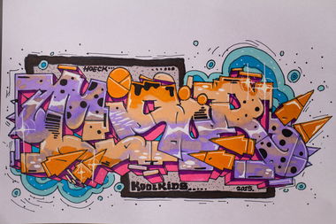 Graffiti Wall - Photo by Hoek143