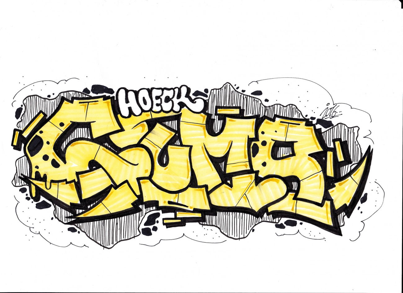 Graffiti Sketch - Photo by Hoek143
