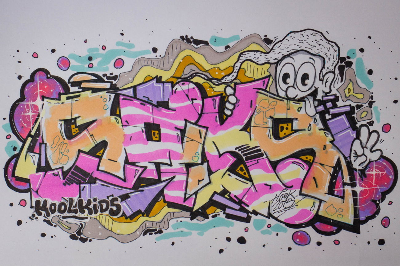 Graffiti Sketch - Photo by Hoek143