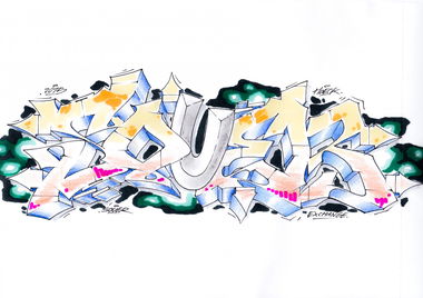 Graffiti Sketch - Photo by Hoek143