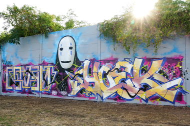 Graffiti Wall in Darmstadt - Photo by Hoek143 - hoek, hoeck, coven (2019)