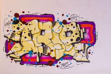 Graffiti Sketch - Photo by Hoek143