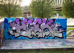 Graffiti Wall in Linz - Photo by Hoek143