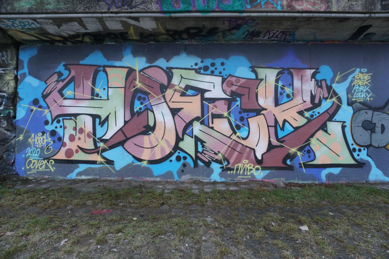 Graffiti Wall in Linz - Photo by Hoek143 - hoek, hoeck (2020)