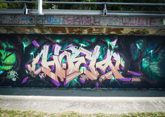 Graffiti Wall in Linz - Photo by Hoek143 - hoek, hoeck