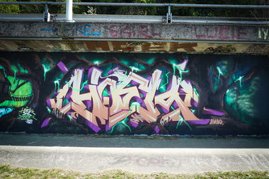 Graffiti Wall in Linz - Photo by Hoek143 - hoek, hoeck