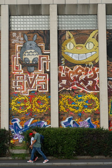 Graffiti Wall in Linz - Photo by Hoek143 - hoek, hoeck, coven (2019)