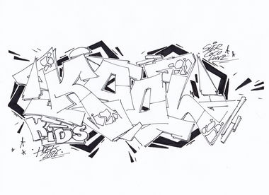 Graffiti Sketch - Photo by Hoek143
