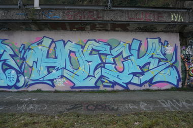 Graffiti Wall in Linz - Photo by Hoek143 - hoek, hoeck (2020)