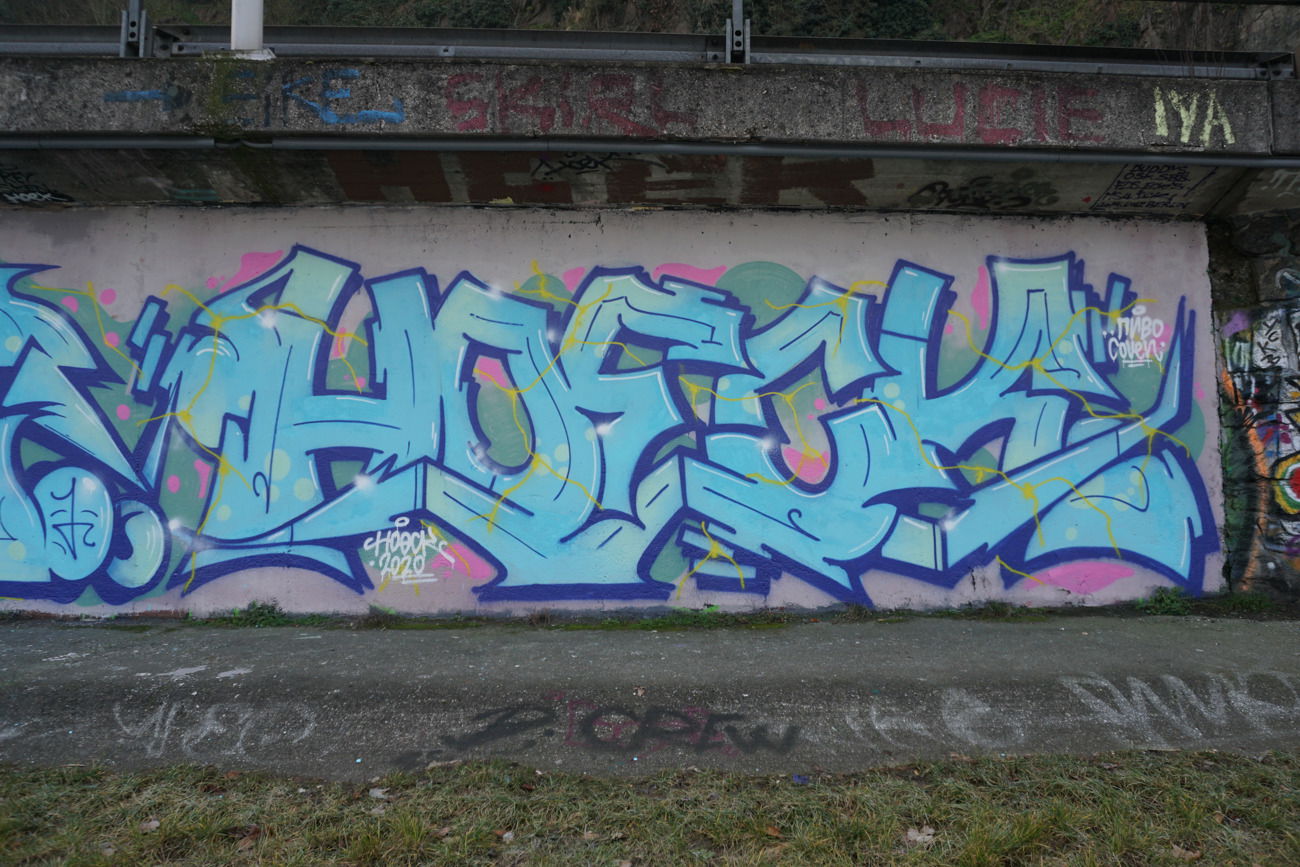 Graffiti Wall in Linz - Photo by Hoek143 - hoek, hoeck (2020)