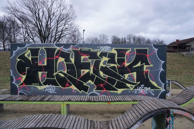 Graffiti Wall in Linz - Photo by Hoek143 - hoek, hoeck (2020)
