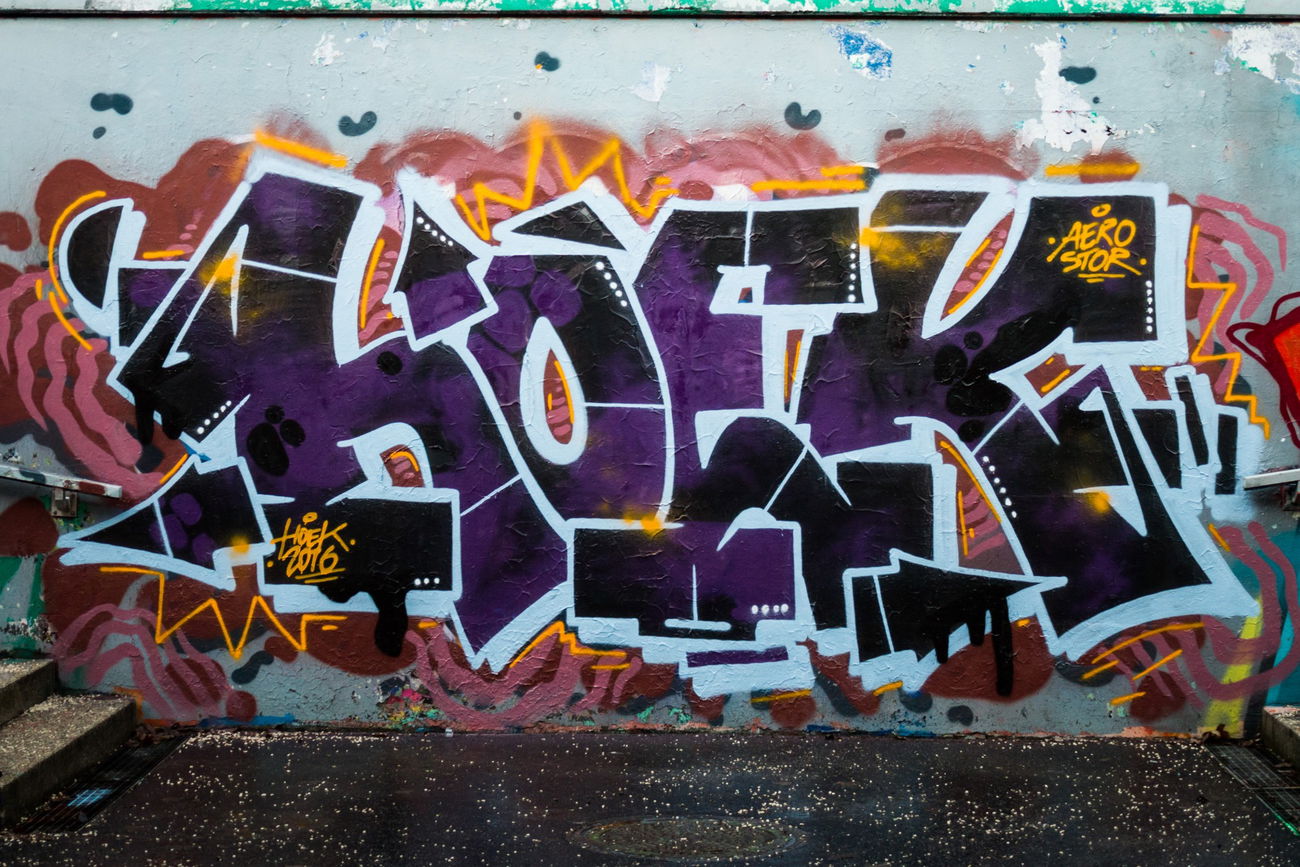 Graffiti Wall in Linz - Photo by Hoek143 (2016)