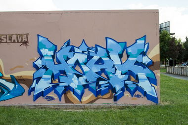 Graffiti Wall in Slowakei - Photo by Hoek143 - hoek, hoeck
