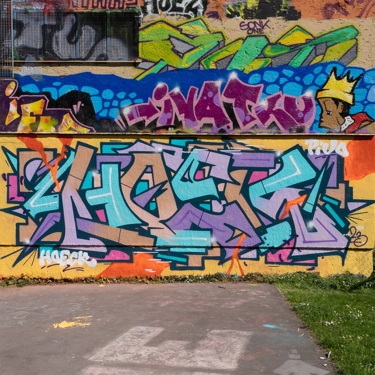 Graffiti Wall in Linz - Photo by Hoek143 (2023)