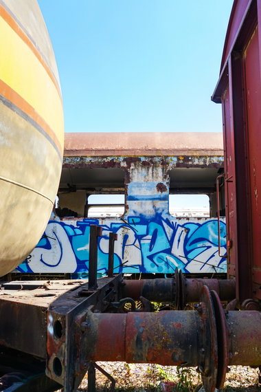 Graffiti Train in Pristina - Photo by Hoek143 (2025)