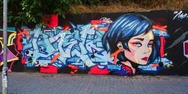 Graffiti Wall in Pristina - Photo by Hoek143 (2025)