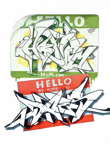 Graffiti Sketch - Photo by Hokem1 - hokem, joes, exchange (2015)
