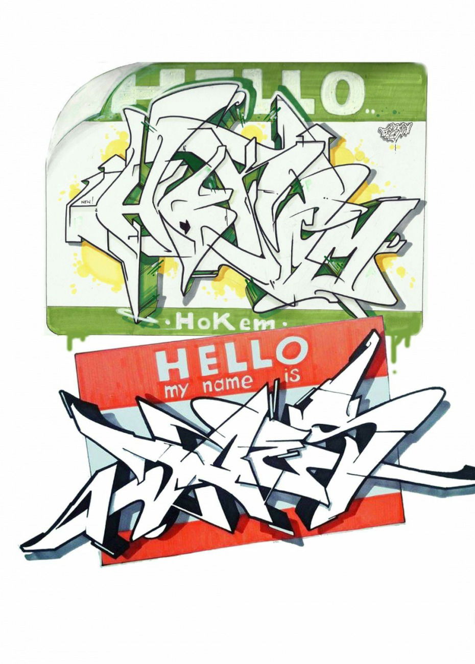 Graffiti Sketch - Photo by Hokem1 - hokem, joes, exchange (2015)