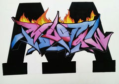 Graffiti Wall - Photo by Hokem1 - Sketch, Molotow, hokem