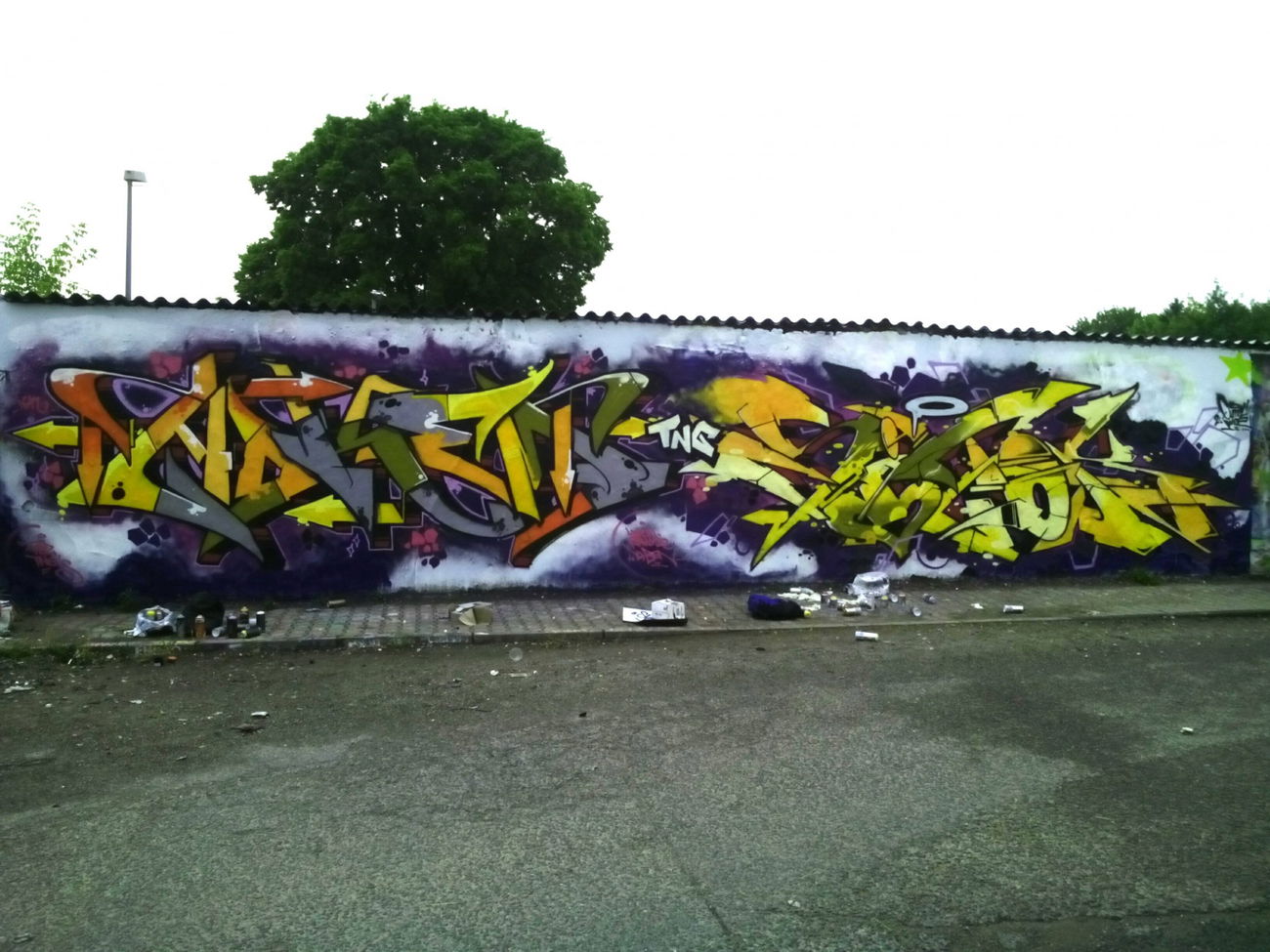 Graffiti Wall in Wohnort - Photo by Hokem1 - Hokem, sitok, wildstyle