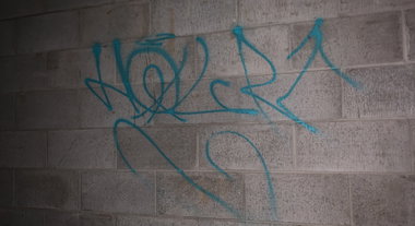 Graffiti Bombing - Photo by Holr