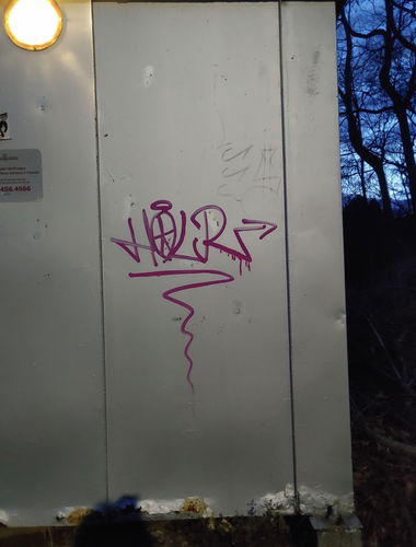 Graffiti Bombing - Photo by Holr