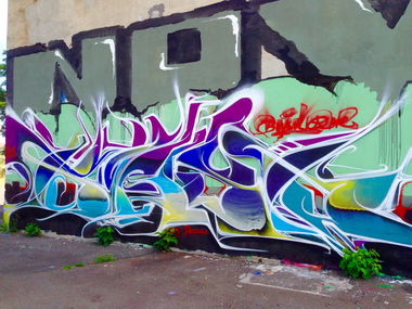 Graffiti Wall - Photo by Holzer - Basd, 1ne
