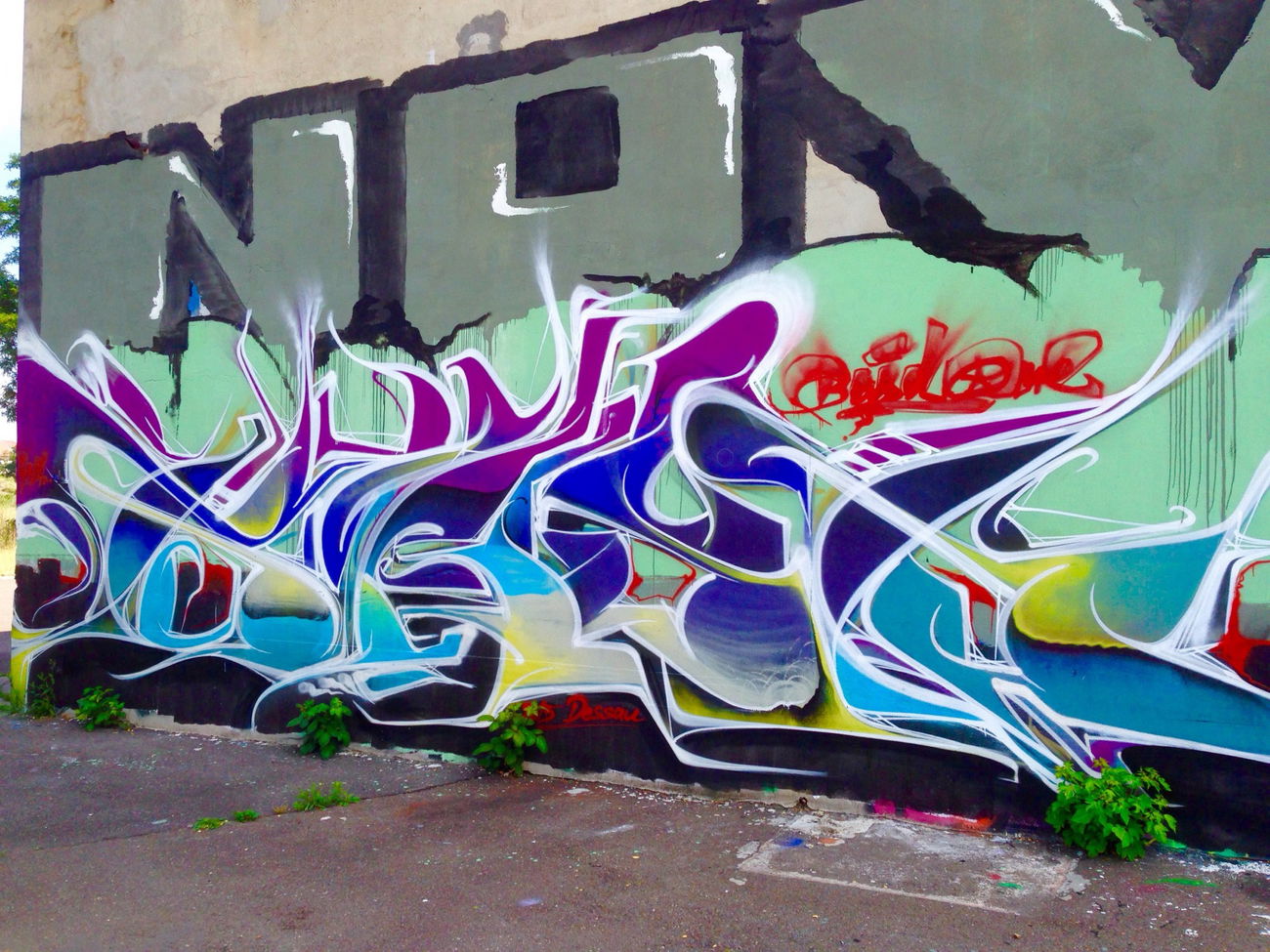 Graffiti Wall - Photo by Holzer - Basd, 1ne