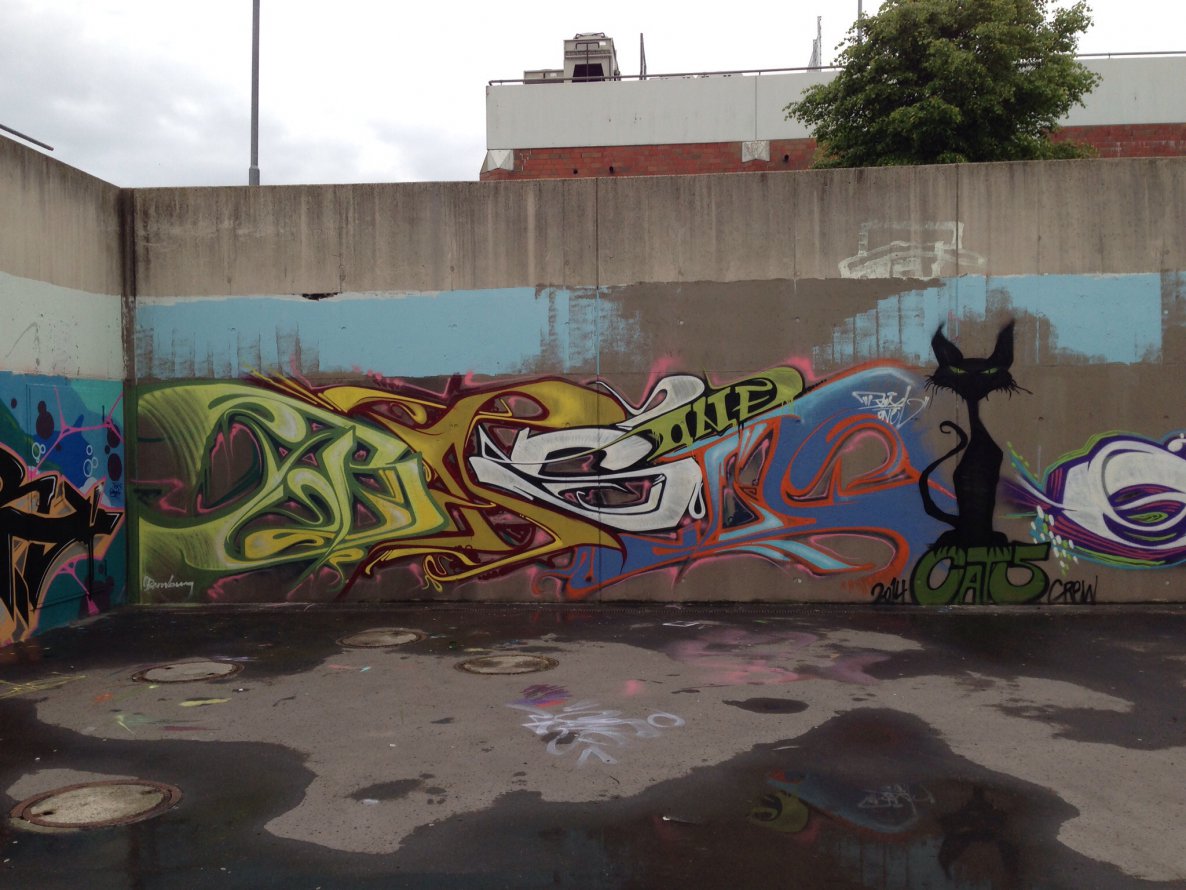 Graffiti Wall - Photo by Holzer - Basd (2014)