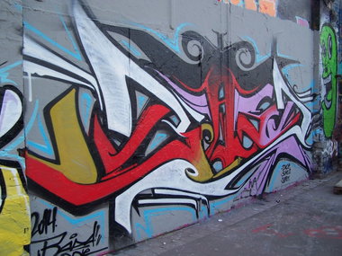 Graffiti Wall - Photo by Holzer - Basd, One, Werk2 (2014)