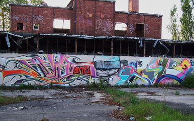 Graffiti Wall - Photo by Holzer - Basd, Joke, Calbe (2014)