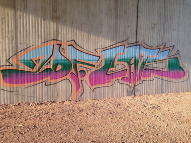 Graffiti Wall - Photo by Holzer - ZDF, Cats (2014)