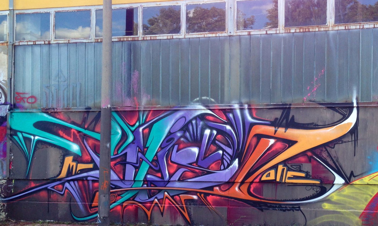 Graffiti Wall - Photo by Holzer - Basd, Cats, ZDF (2014)