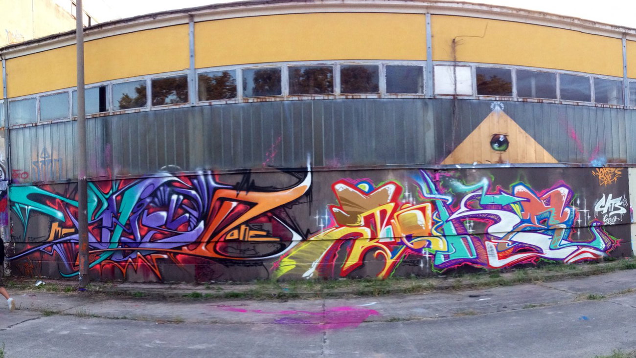 Graffiti Wall - Photo by Holzer - Basd, Joke (2014)